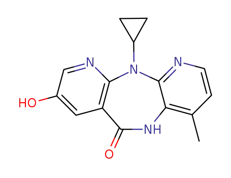 11-cyclopropyl-5,11-dihydro-8-hydroxy-4-methyl-6H-dipyrido[3,2-b:2',3'-e][1,4]diazepin-6-one