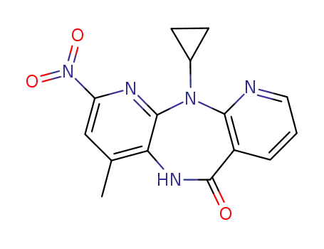 Molecular Structure of 284686-16-4 (2-Nitro Nevirapine)