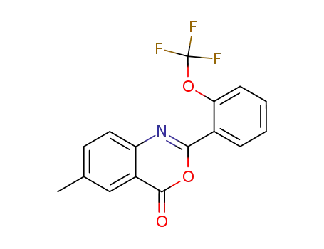 6-Methyl-2-(2-trifluoromethoxy-phenyl)-4H-3,1-benzoxazin-4-one