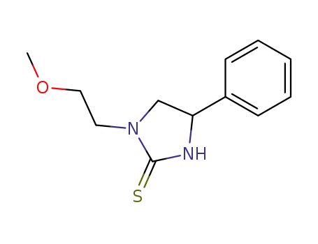 1-(2-methoxy-ethyl)-4-phenyl-imidazolidine-2-thione