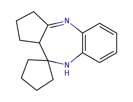 2,3-cyclopentano-3,4-dihydro-5H-4-spirocyclopentano-1,5-benzodiazepine