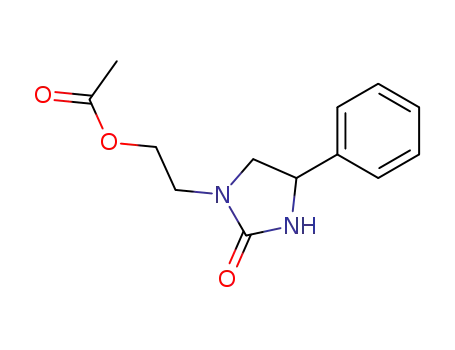 Molecular Structure of 65329-73-9 (2-Imidazolidinone, 1-[2-(acetyloxy)ethyl]-4-phenyl-)