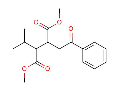 dimethyl 2-isopropyl-3-phenacylbutanedioate