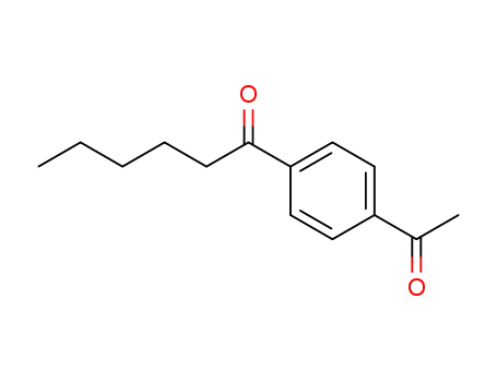 1-(4-acetylphenyl)hexan-1-one