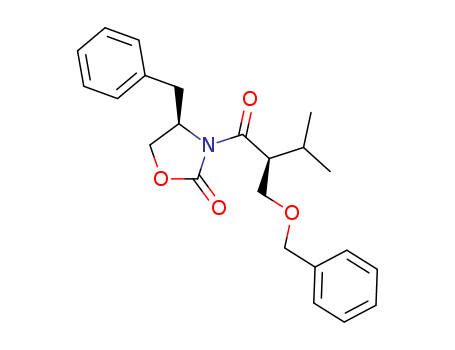 2-Oxazolidinone,3-[(2S)-3-methyl-1-oxo-2-[(phenylmethoxy)methyl]butyl]-4-(phenylmethyl)-, (4R)-