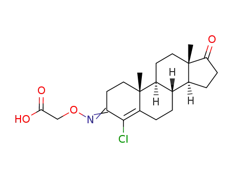 3-carboxymethyl-oxime-4-chloro-androstenedione