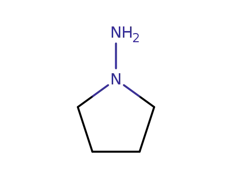 Molecular Structure of 16596-41-1 (1-Aminopyrrolidine)