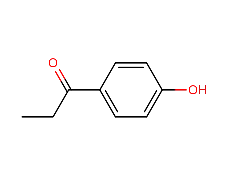 Molecular Structure of 70-70-2 (4'-Hydroxypropiophenone)