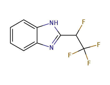Molecular Structure of 41185-74-4 (2-(1,1,2,2-tetrafluoroethyl)benzimidazole)