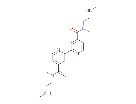 [2,2']bipyridinyl-4,4'-dicarboxylic acid bis-[methyl-(2-methylamino-ethyl)-amide]