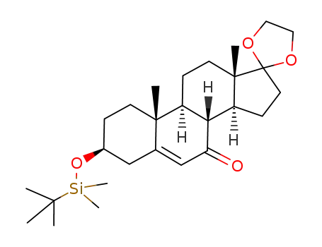 5-androsten-7,17-dione-3β-ol ethylene ketal tert-butyldimethylsilyl ether