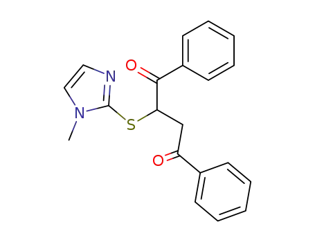 2-[(1-methyl-1H-imidazol-2-yl)sulfanyl]-1,4-diphenylbutane-1,4-dione