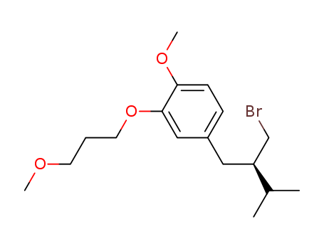 (R)-4-(2-(bromomethyl)-3-methylbutyl)-1-methoxy-2-(3-methoxypropoxy)benzene