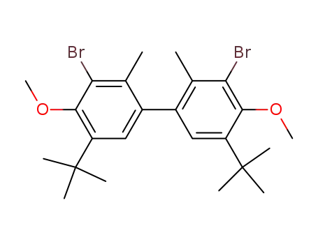 3,3'-Dibromo-5,5'-di-tert-butyl-4,4'-dimethoxy-2,2'-dimethyl-1,1'-biphenyl