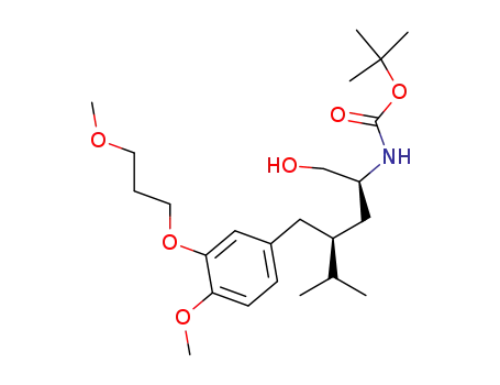 Carbamic acid, [(1S,3S)-1-(hydroxymethyl)-3-[[4-methoxy-3-(3-methoxypropoxy)phenyl]methyl]-4-methylpentyl]-1,1-dimethylethyl ester