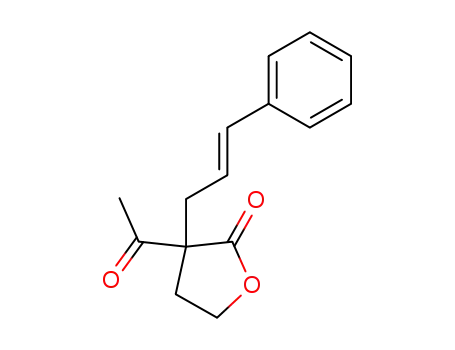 α-acetyl-α-(trans-cinnamyl)-γ-butyrolactone