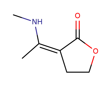 3-[1-Methylamino-eth-(Z)-ylidene]-dihydro-furan-2-one