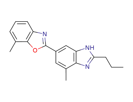 7-methyl-2-(4-methyl-2-propyl-1H-benzo[d]imidazol-6-yl)benzo[d]oxazole