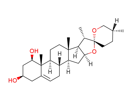 Molecular Structure of 472-11-7 (Ruscogenin)