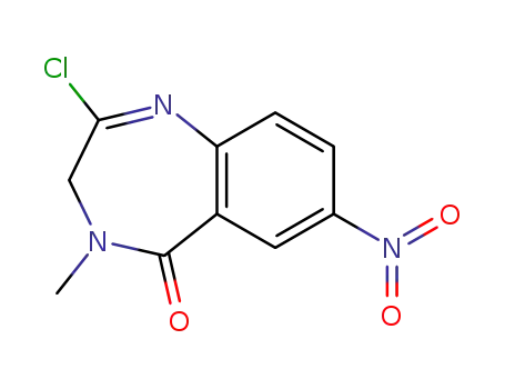 2-chloro-4-methyl-7-nitro-3,4-dihydro-benzo[e][1,4]diazepin-5-one