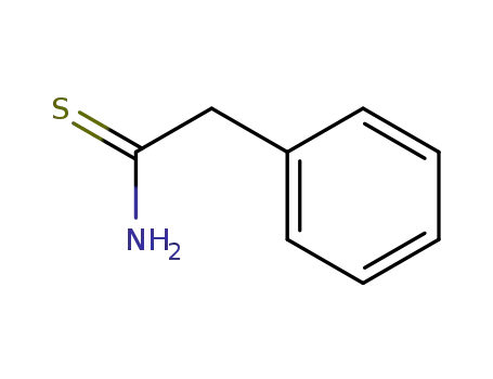 Molecular Structure of 645-54-5 (2-PHENYLETHANETHIOAMIDE)
