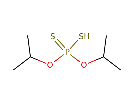 Molecular Structure of 107-56-2 (O,O-diisopropyl hydrogen dithiophosphate)