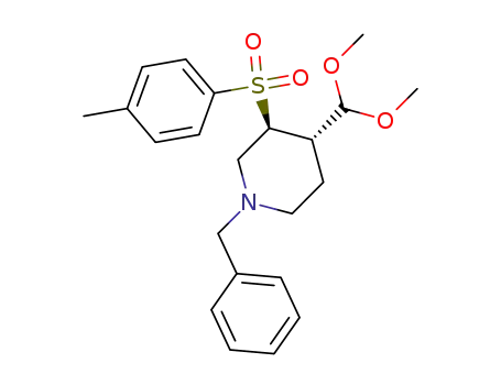 1-benzyl-4-(dimethoxymethyl)-3-(p-tolylsulfonyl)piperidine