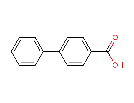 Molecular Structure of 92-92-2 (4-Biphenylcarboxylic acid)