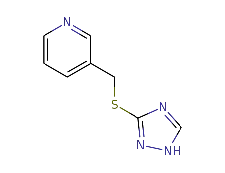 3-(3-pyridylmethylsulfanyl)-1H-1,2,4-triazole