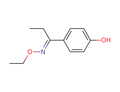 (E)-1-(4-hydroxyphenyl)propan-1-one-O-ethylketoxime
