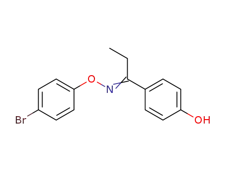 (E/Z)-1-(4-hydroxyphenyl)-1-propanone O-(4-bromophenyl)oxime