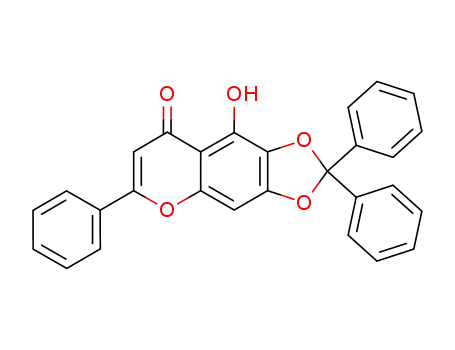 9-hydroxy-2,2,6-triphenyl-[1,3]dioxolo[4,5-g]chromen-8-one