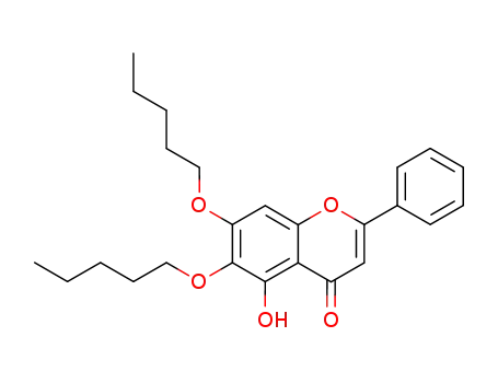 5-hydroxy-6,7-(dipentyloxy)flavone
