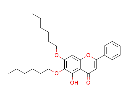 6,7-(dihexyloxy)-5-hydroxyflavone