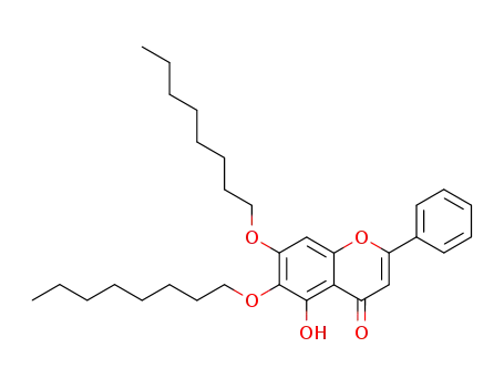 5-hydroxy-6,7-(dioctyloxy)flavone