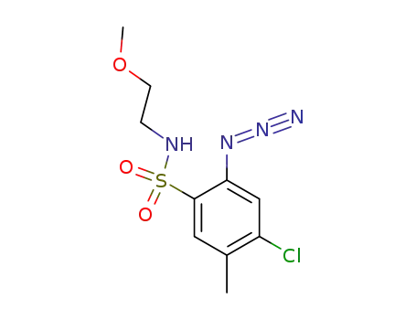 2-azido-4-chloro-N-(2-methoxyethyl)-5-methylbenzenesulfonamide
