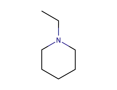 Molecular Structure of 766-09-6 (1-Ethylpiperidine)