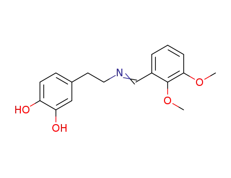 4-(2-{[1-(2,3-Dimethoxy-phenyl)-meth-(E)-ylidene]-amino}-ethyl)-benzene-1,2-diol
