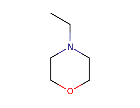 Molecular Structure of 100-74-3 (N-Ethylmorpholine)