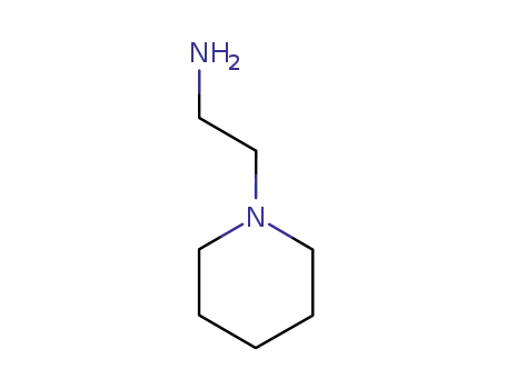 Molecular Structure of 27578-60-5 (N-(2-Aminoethyl)piperidine)