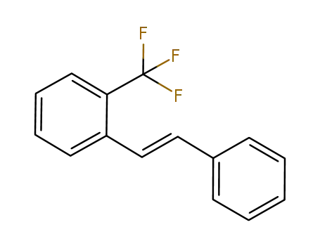 Molecular Structure of 191867-92-2 (Benzene, 1-[(1E)-2-phenylethenyl]-2-(trifluoromethyl)-)