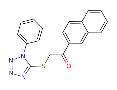 1-naphthalen-2-yl-2-(1-phenyl-1H-tetrazol-5-ylsulfanyl)-ethanone