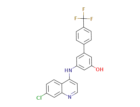 5-(7-chloro-quinolin-4-ylamino)-4'-trifluoromethyl-biphenyl-3-ol
