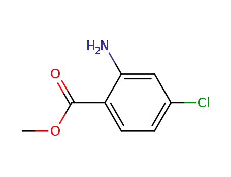 Molecular Structure of 5900-58-3 (2-AMINO-4-CHLOROBENZOIC ACID)