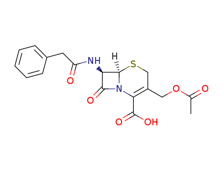 5-Thia-1-azabicyclo[4.2.0]oct-2-ene-2-carboxylicacid, 3-[(acetyloxy)methyl]-8-oxo-7-[(2-phenylacetyl)amino]-, (6R,7R)-