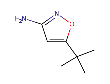 Molecular Structure of 55809-36-4 (3-Amino-5-tert-butylisoxazole)
