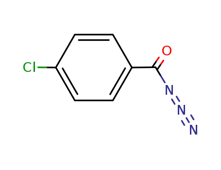 Molecular Structure of 21368-28-5 (4-chlorobenzoyl azide)