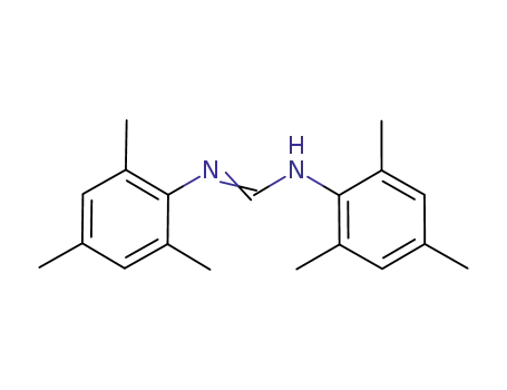 Molecular Structure of 75105-48-5 (Methanimidamide, N,N'-bis(2,4,6-trimethylphenyl)-)