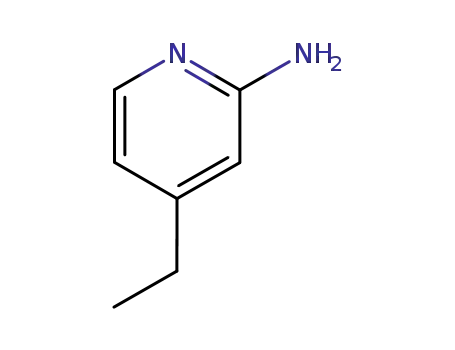 Molecular Structure of 33252-32-3 (2-Amino-4-ethylpyridine)