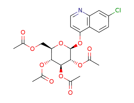 4-(β-O-tetraacetyl-D-glucosyloxy)-7-chloroquinoline